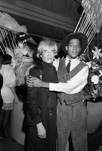 Jean-Michel Basquiat og Andy Warhol, Area, New York, 1984 af Unbekannt Unbekannt